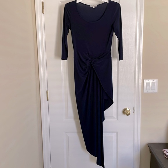 Charlotte Russe Navy Blue Asymmetrical Dress - Picture 1 of 6
